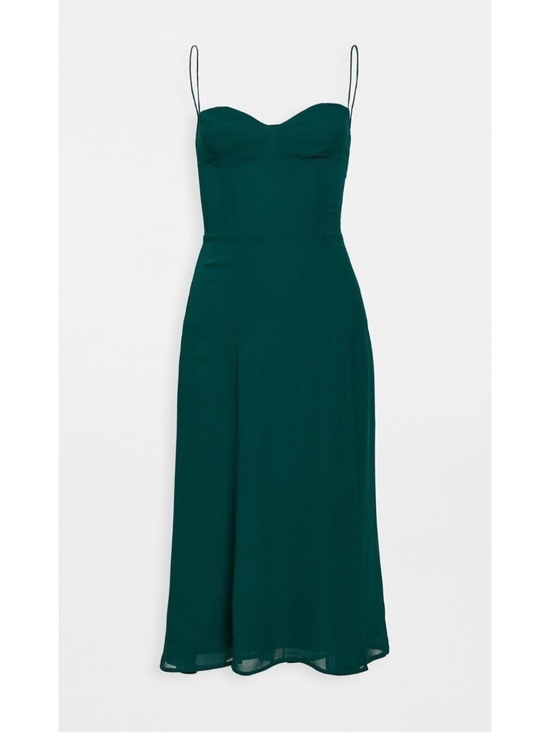 Reformation Dresses & Skirts - NEW Reformation Juliette Dress Emerald 2